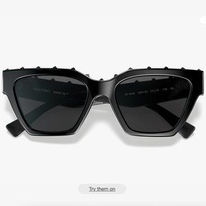 Valentino - micro-studded square sunglasses (VA4046)
